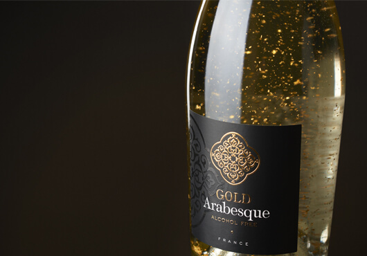Gold Arabesque, sparkling halal wine
